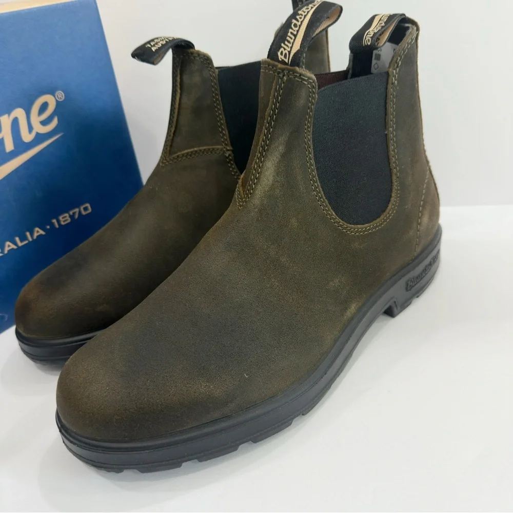 Blundstone 1615 Men’s Suede Leather Chelsea Ankle Boots